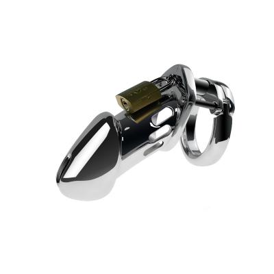 Airplane Head Metal Chastity Device Male Penis Lock S/L Cock Cage Sex Toys for Men
