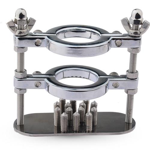 Bdsm Chastity Device Scrotal Restraint Male Scrotal Chastity Cage Testicle Weighted Stretcher