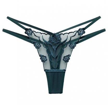 Best Selling T Pants Low Price Fashion Sexy Hot Embroidery Lingerie Transparent Mesh Sexy Underwear Lace Women Panties Thong%
