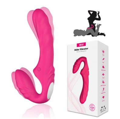 Dual Motors Butt Plug Strapon Dildo Vibrators G Spot Vagina Massager Sex Toy for Couple Women Anal Intimate Erotic Masturbator