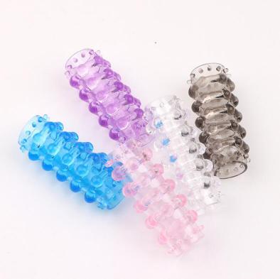 Elastic Soft Reusable Penis Enlargement TPE Sleeve Sex Toy for Men Man Male Delay Ejaculation Cock Rings for Men Adult Toys%