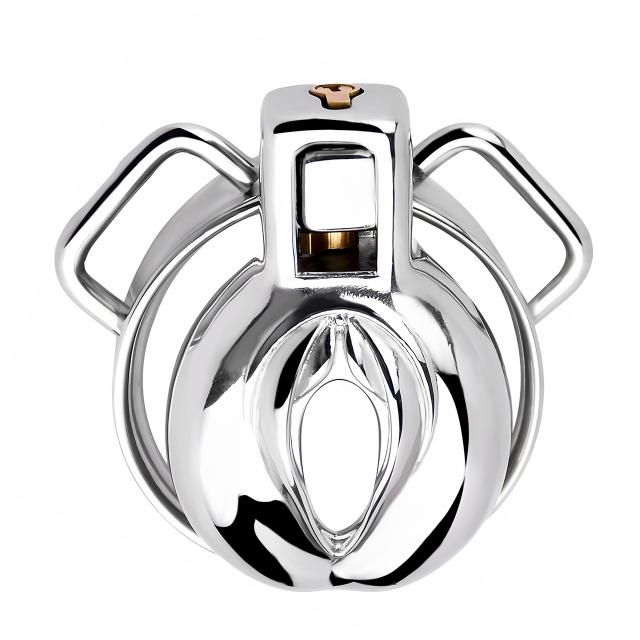 FRRK-138 Stainless Male Steel Cock Cage Fetish SM Male Chastity Lock Sex Toy for Sissy Men Couple Single Wholesale Price