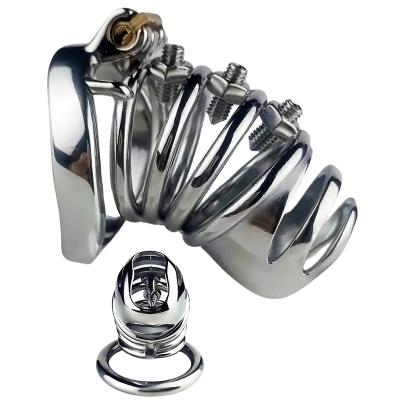 FRRK Chastity Cock Cage Spiked,male Chastity Device Stainless Steel Spikes,chastity Cages Spikes for Men,BDSM Sets for SM Game