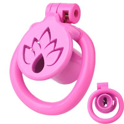 FRRK Pink Cock Cage Ultra Small Chastity Devices,BDSM Chastity Cage Super Small Penis Ring Male Chastity Device Sex Toys for Men
