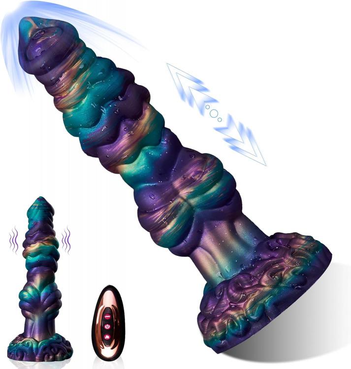 Fantasy Vibrator Dildo Monster  Big Dildo Simulation Thick Anal Dildo 10 Modes of G-spot Stimulation for Male Sex Couples