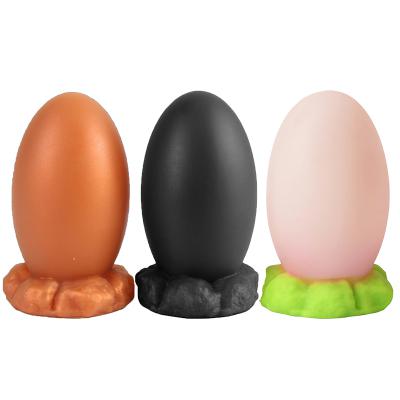 Fantasy XL Dragon Eggs Butt Plug Soft Silicone  Wearable Anal Plug with Strong Suction Cup Prostate Massage for Men Women