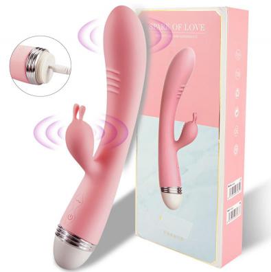 G Spot Dildo Rabbit Vibrators for Women Dual Vibration Silicone Masturbation Female Vagina Clit Stimulation Massage Sex Toys%