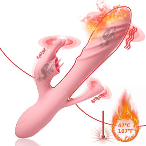 G-Spot Rabbit Vibrator 3 in 1 Vibrating Dildo Sex Toys for Women 8 Speeds Clitoris Stimulator Female Masturbator Adults Toys%