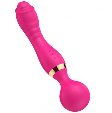 Good Price Silicone Double Head AV Wand Massager G Spot Dildo Vibrators for Women Sex Toys for Woman Other Massage Products%