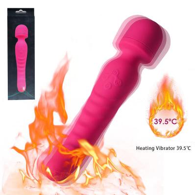 Handheld Double Head Dildo G Spot Vibrator Waterproof Rechargeable Massager for Therapeutic Muscle Aches and Sports Recovery%