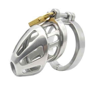 High Quality Metal Cuckold Chastity Cage Device Penis Lock Cock Bondage Cage BDSM Toys for Male