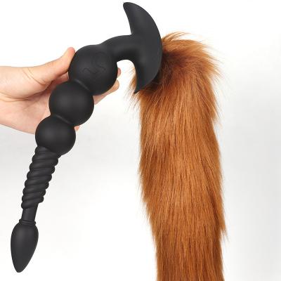 Huge Anal Beads Plug Large Ball Dildo ButtPlug Dilator Role Play Vaginal Ass Tail Adult Anus Sex Toys for Men Women Sex Cosplay%