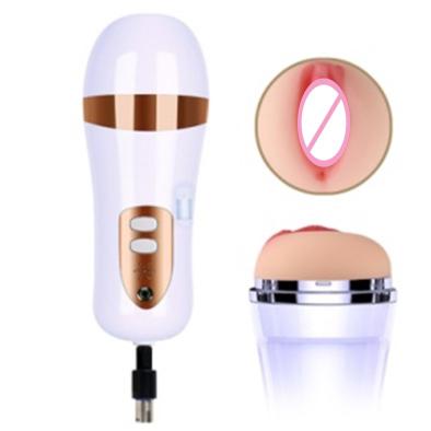 Male Masturbators Attachments for Multi-speed Sex Machine Accessories Pocket Pussy Masturbation Cup Mouth Anal Sex Toys for Men%