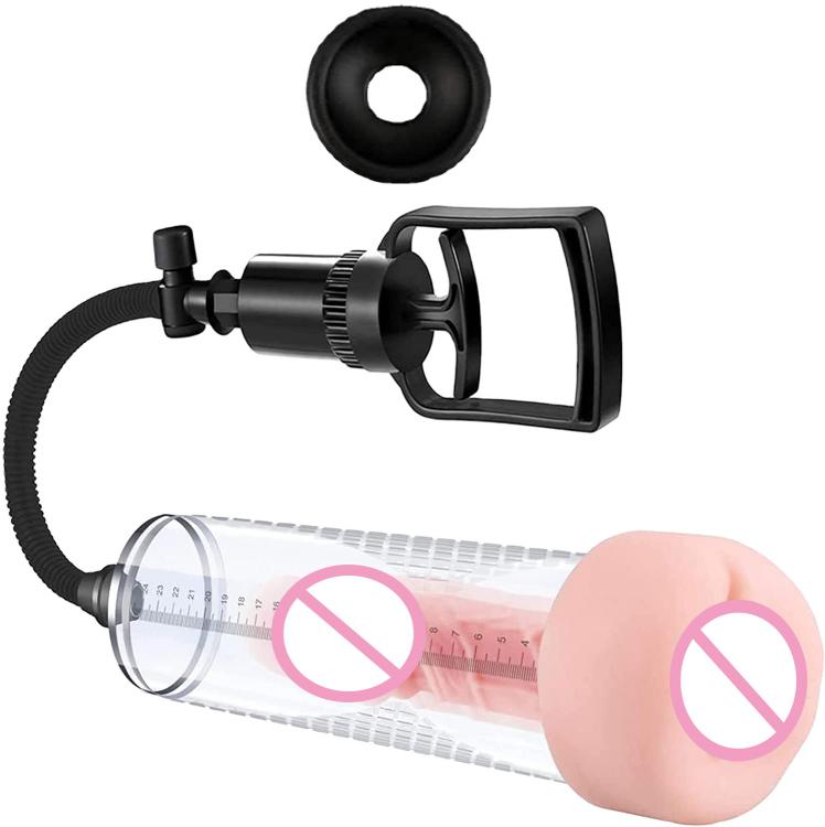 Manual Vacuum Penis Pump Strengthen Enlarger Booster Extender Device for Men Penis Massage Care for Male Penis Extender