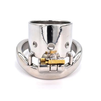 Metal Full Skeleton Cuckold Men Chastity Lock Device Cock Bondage Cage Sex Toys for Men