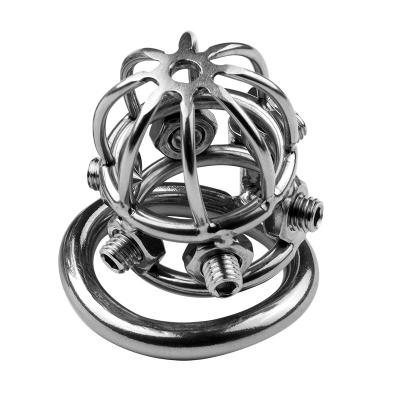 Metal Male Chastity Belt Device Slave Spiked Cock Cages Penis Lock Sex Toy