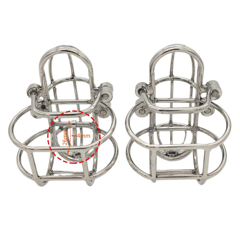 Metal Male Chastity Device Cock Cage Penis Lock  Control Desire Sex Toys for Men