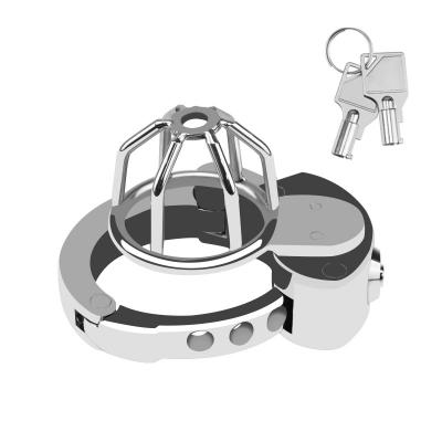 Multi-style Adjustable Metal Chastity Locks Cuckold Chastity Devices Flat Cock Cage Sex Bondage Toy Set