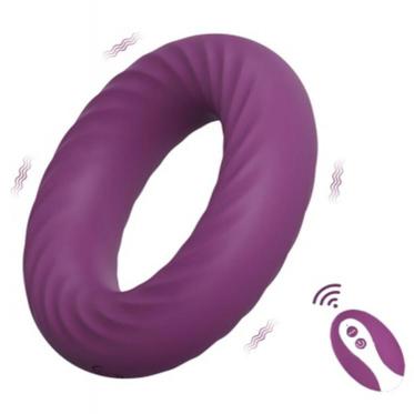 NEW Cock Ring Vibrator Liquid Silicone Fully sealed Remote Control 10 Vibration Modes Soft Penis Ring for Adult Sex Toys Games%
