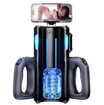 New THRUSTING-PRO 12cm Thrusting High Speed Male Masturbator Machine Automatic Telescopic Vagina Masturbation Sex Toy for Men%