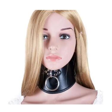 PU Leather Locking Posture Collar Bondage Straighten up Master BDSM Slave Restraint Strap Harness  Sex Toys for Woman Sex Game%