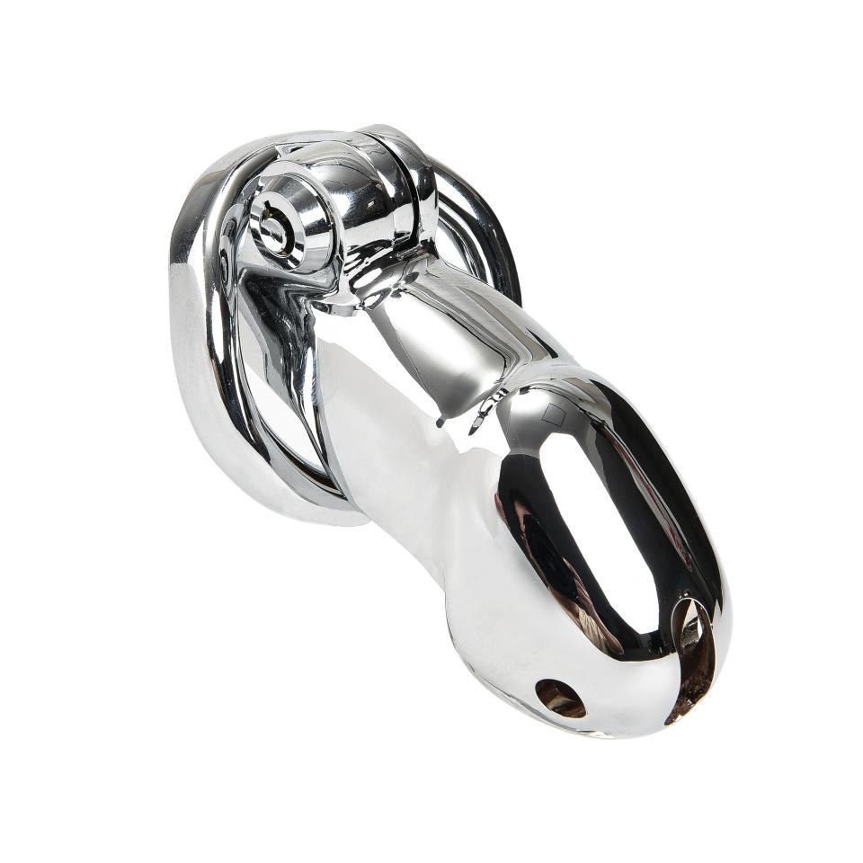 Premium Metal Plane Head Birdcage Cock Rings Penis Locks Chastity Devices for Men