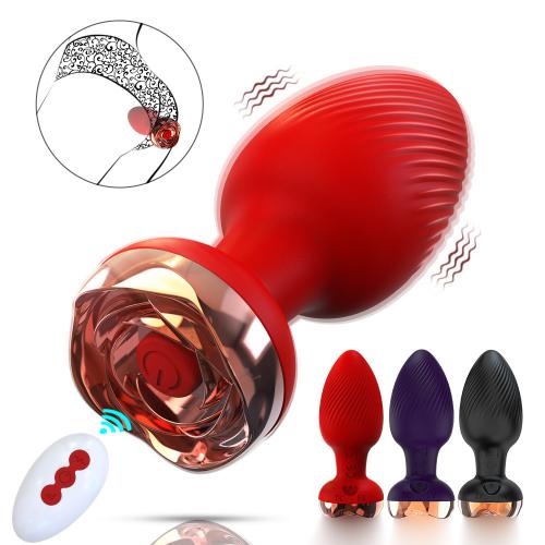 Remote Control 10 Vibration Modes Vibrating Sex Toys for Man Anal Plug Adult Anal Sex Product%