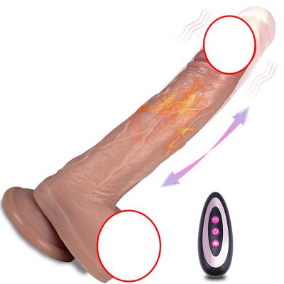 Silicone Thrusting Vibrator Dildo Sex Toys G Spot Vibrators Realistic Dildos with Suction up with Remote Control for Men Women