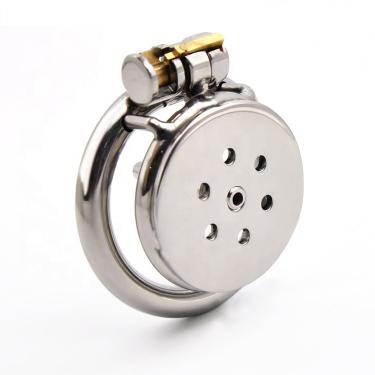 Small Urethral Chastity Device for Men Steel Penis Lock Metal Cock Cage Sex Product