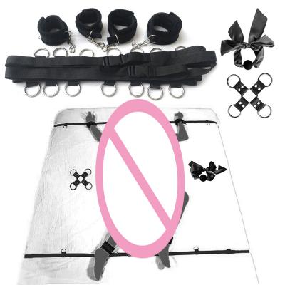  Sex Bondage BDSM Kit Restraints Set Sex Toys with Hand Cuffs Ankle Cuff Bondage  BDSM Kit Restraints Set Sex Toys