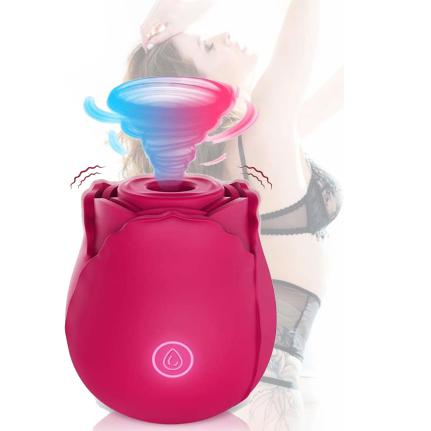 2023 Best Seller Adult Sucking Sex Toy Rose Vibrator for Women Tongue Shaped Licking Vibration Stimulator Clit Massager Clitoral