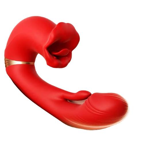 3 in 1 G Spot Clitoral Vibrator for Women Rabbit Sex Toy with Patting & Rotation Female Masturbator Adult Products Wholesale