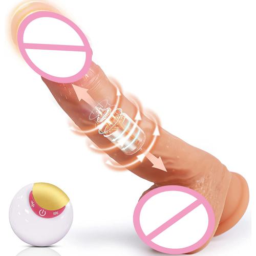 360 Rotierender Realistischer Dildo Thrusting Dildo Vibrator Anal Dildo Suction Cup Adult Sex Toy for Women Men