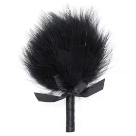 8cm Short Feather Tickler Toy Acrylic Handle Tickled Sex Toys Male Adult BDSM Tickler Sex Toys for Couples Bondage