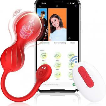 APP G Spot Clitoral Vibrators with 9 Vibration Modes Remote Control Vibrators Adult Sex Toys for Women and Couples Pleasure