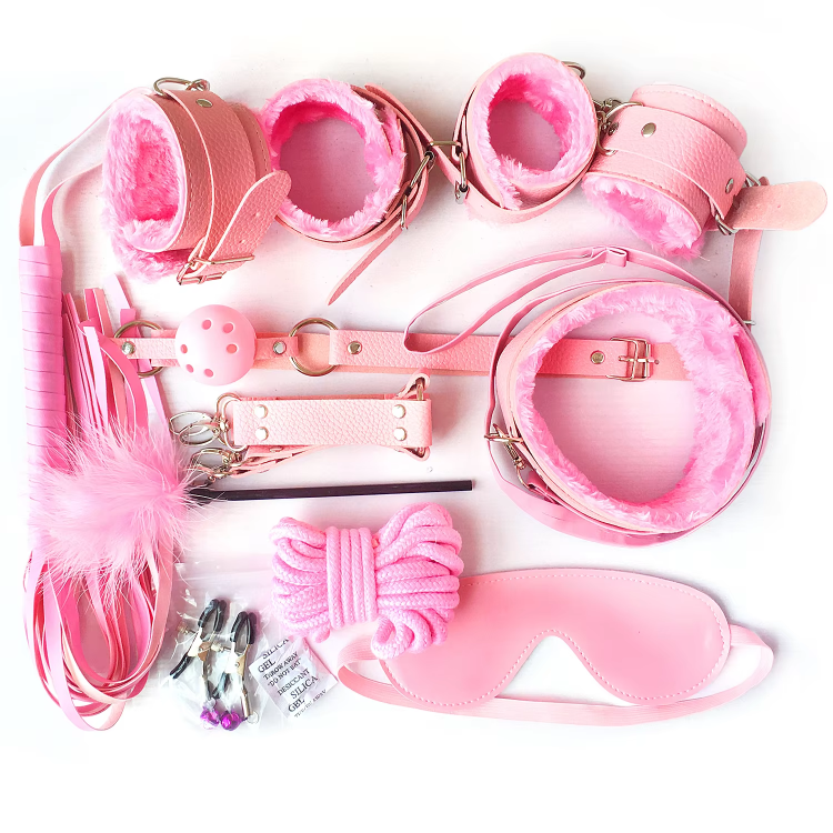 Bondage for Sex 10 Pcs BDSM Leather Bondage Sets Restraint Kits for Women and Couples