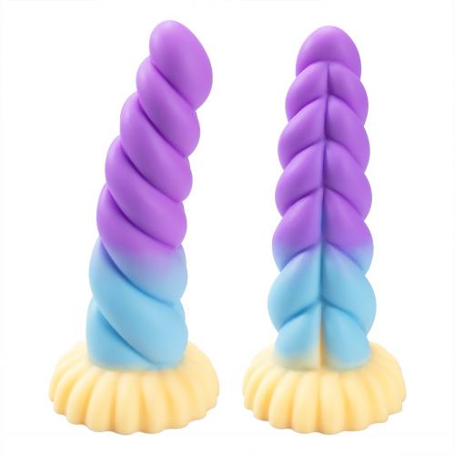 Colorful Liquid Silicone Huge Dildo and Realistic Dildo Suction Cup Realistic Huge Dildo With Suction Cups Adult Sex Toys