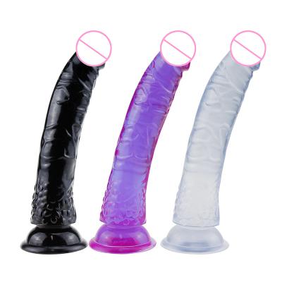Colorful Realistic Dildo Anal Plug Dildo with Strong Suction Cup G Spot Anal Play Adult Sex Toy