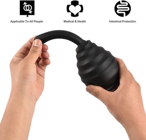 Enema Douche Capacity Enema Syringe Anal Shower Tools Silicone Butt Cleaning Toy Forplay Stuff for Couples