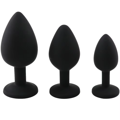 Fast Dispatch 3 PCS Set S M L Body Safe Silicone Prostate Massager Butt Plug Anal Sex Toys