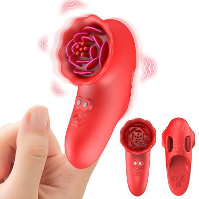 Finger Vibrator Womens Sex Toys for G Spot Clitoral Stimulator Mini Vibrator Female Sex Toys Rose Finger Vibrator Sex Toys