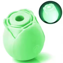 Glow in the Dark Rose Vibe Clitoral Sucking Vibrator Nipple Sucker Clitoris Stimulator Luminous Rose Vibrator Women Sex Rose Toy