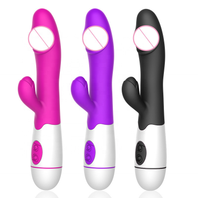 Good Price Realistic Rabbit Vibrator 30 Speeds Mode Sex Toy Dildo for Women Couple Adult USB and Battery G-spot Vibrator