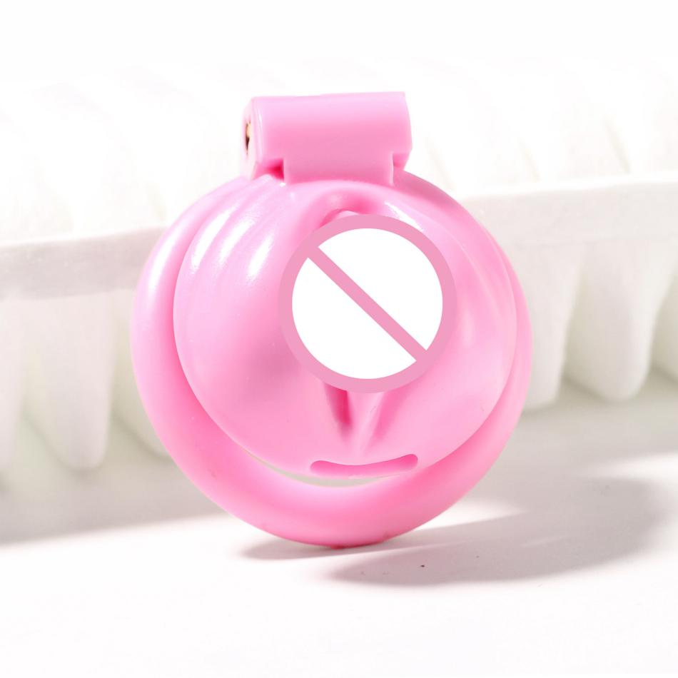Light Weight Male Chastity Device Cock Cage Penis Lock Kinky Sex Toys
