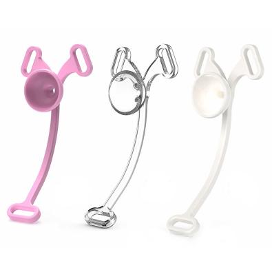 Male Negative Chastity Locks Three-way Fixed Long Short Plastic Urine Tray  Sex Toys for Men