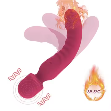 Multi Speed Hand-Held Rechargeable Heating Personal Waist Body Neck Women Massage Wand Massager Vibrators for Women