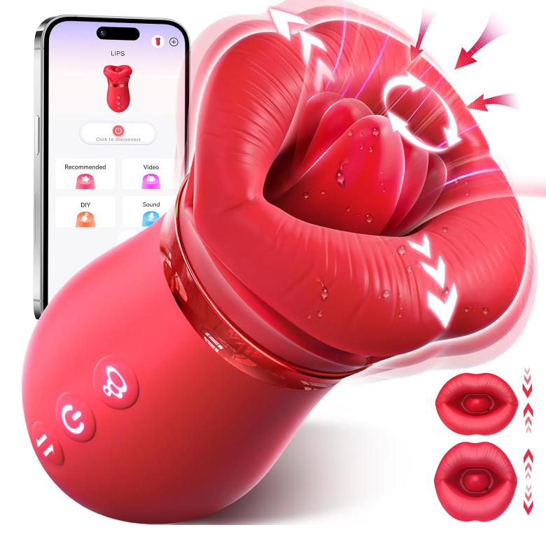 Multifunctional Rose Licking Vibrator for Women