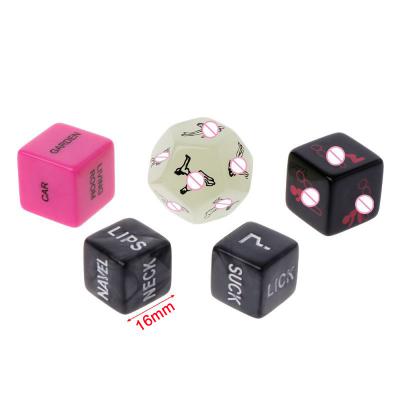 Mystery Dice Set Spice Novelty Gift Game Sexual Position Love Action Fun Humor Erotic Party Dice Toy for Adult Couple Him Her