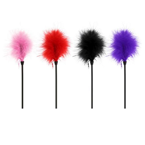 New 16cm Long Feather Tickler Toy Stick Bondage Gear Fun Adult Sex Products Feather Sex Toys Party Valentines Gift for Couples