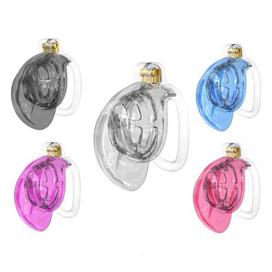 New Design Small Male Slave Chastity Lock Device Pussy Soft Rubber Penis Cage Penis Ring Sex Toys for Men
